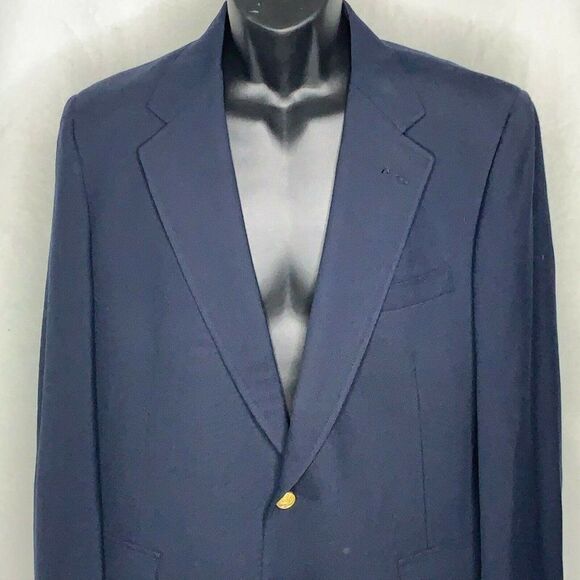 Vintage Cricketeer Sport Coat Navy 44 Skipper - Picture 2 of 5